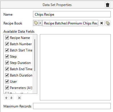 Recipe Book tags are a trove of available data. Recipe Data Sets have many available data columns. 